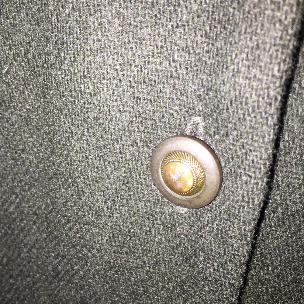 Hunter green wool vest dress - Picture 4 of 6